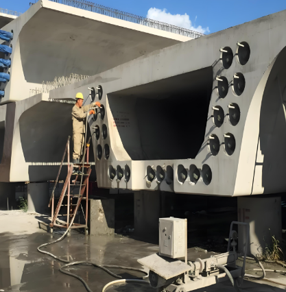 城中压浆料施工流程及注意事项